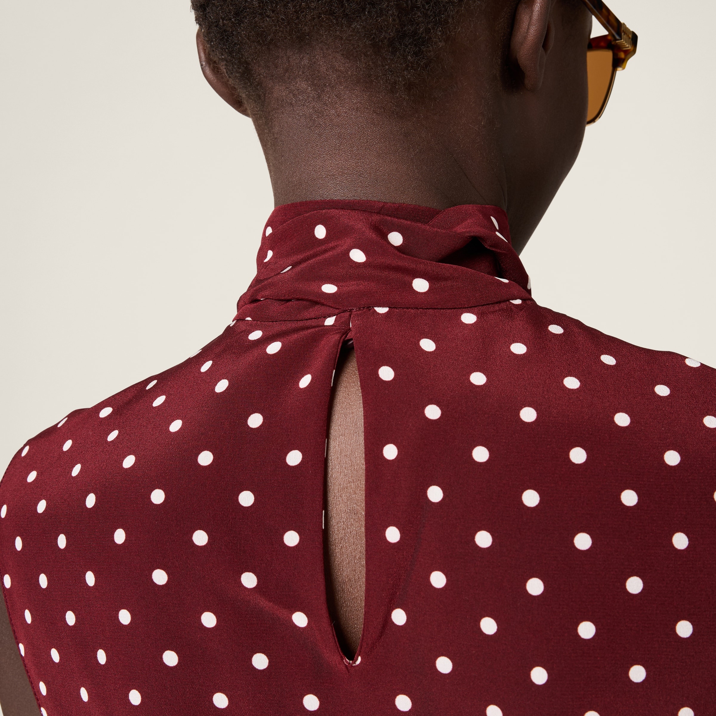 Crepe de chine top - 5