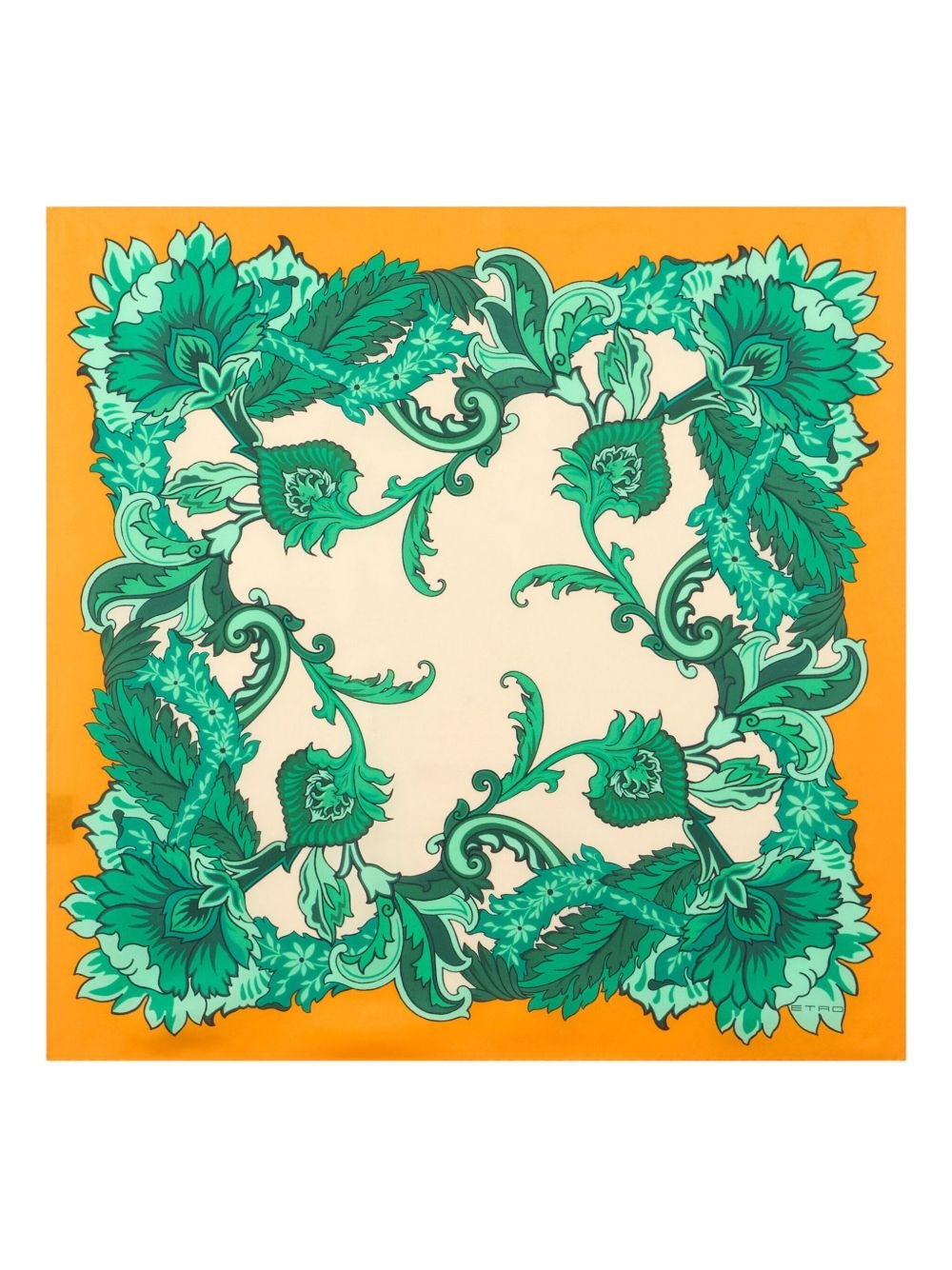 silk twill scarf - 1