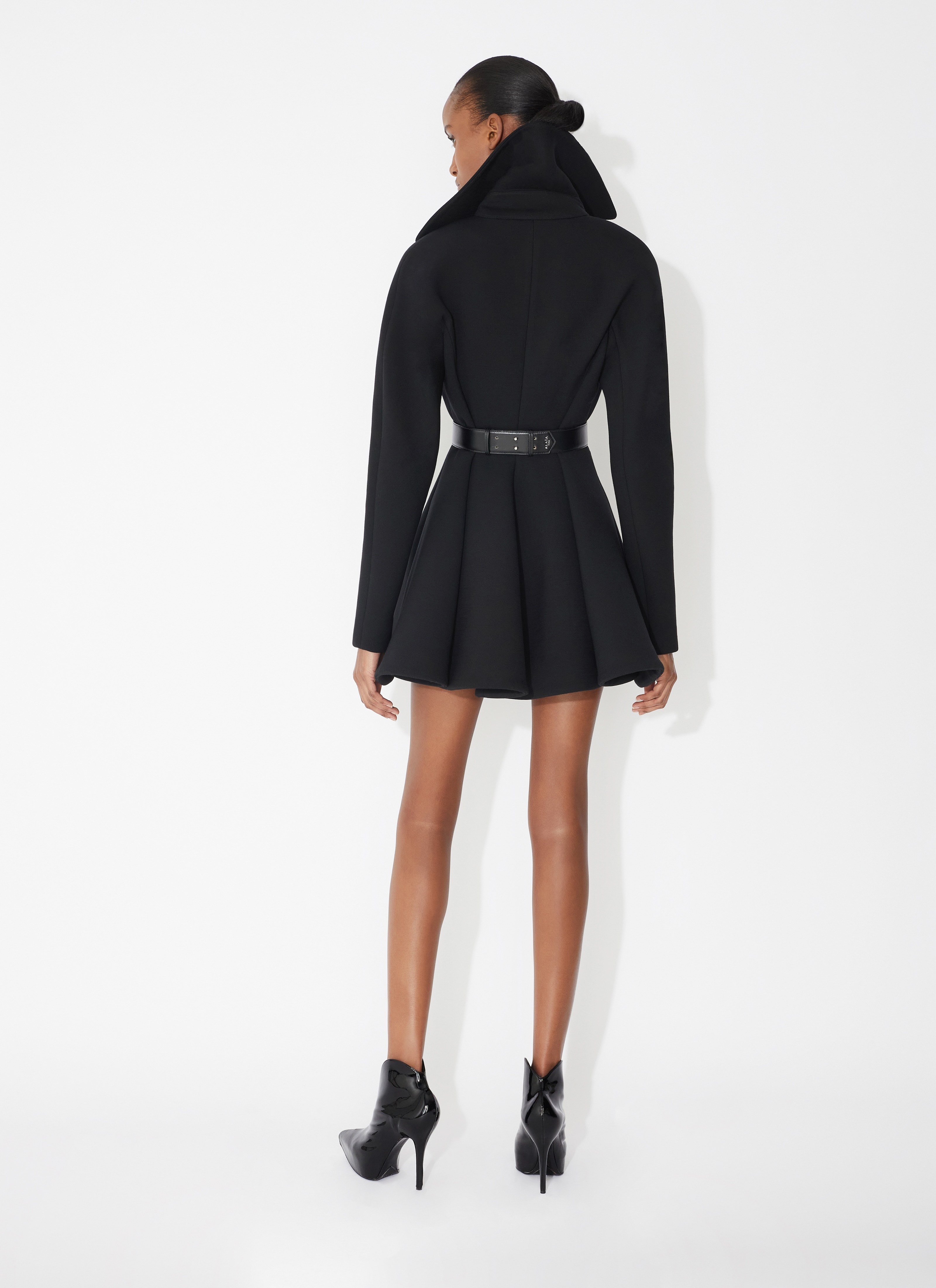 WOOL PRINCESS COAT - 3