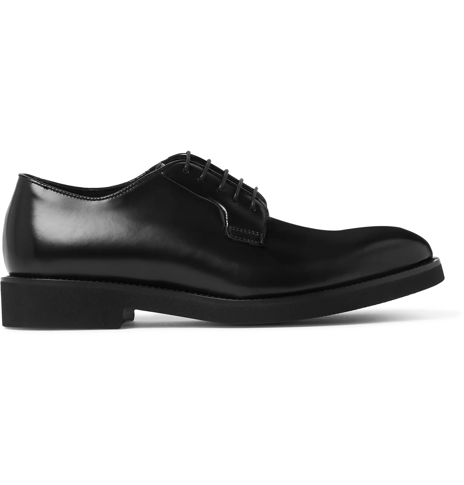 Ludlow Polished-Leather Derby Shoes - 2
