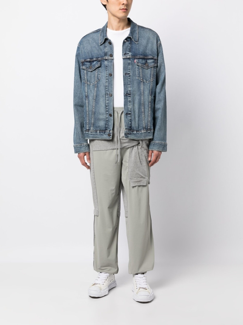 Maison MIHARAYASUHIRO layered-design drawstring track pants outlook