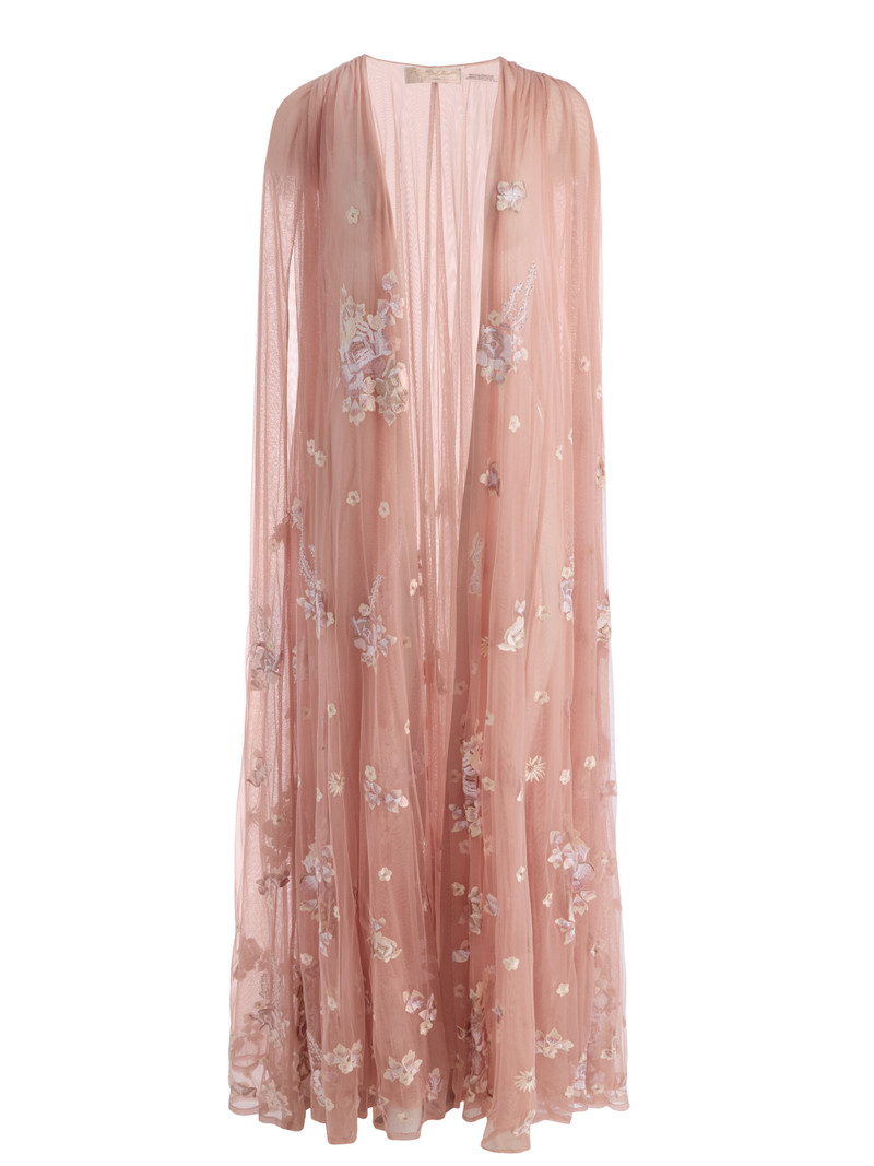 AZRIELLA EMBROIDERED MAXI GOWN CAPE 7