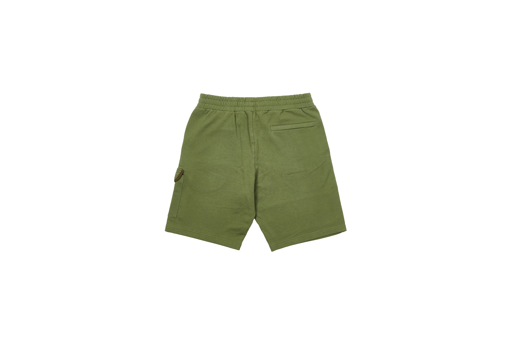 GIANT WOVEN LABEL SHORTS OLIVE - 2