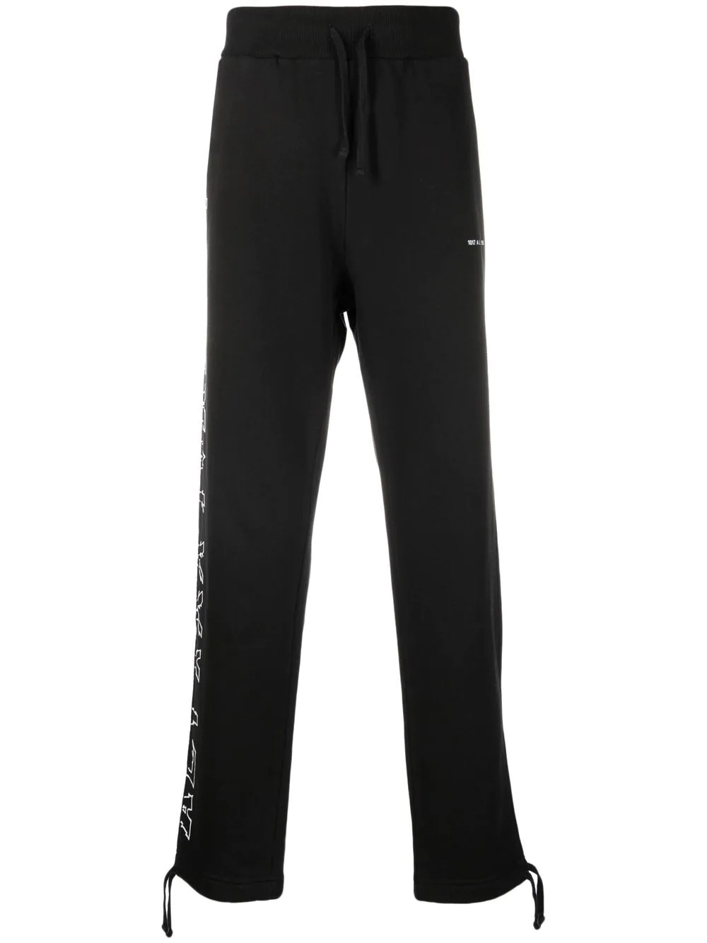 logo-print cotton track pants - 1