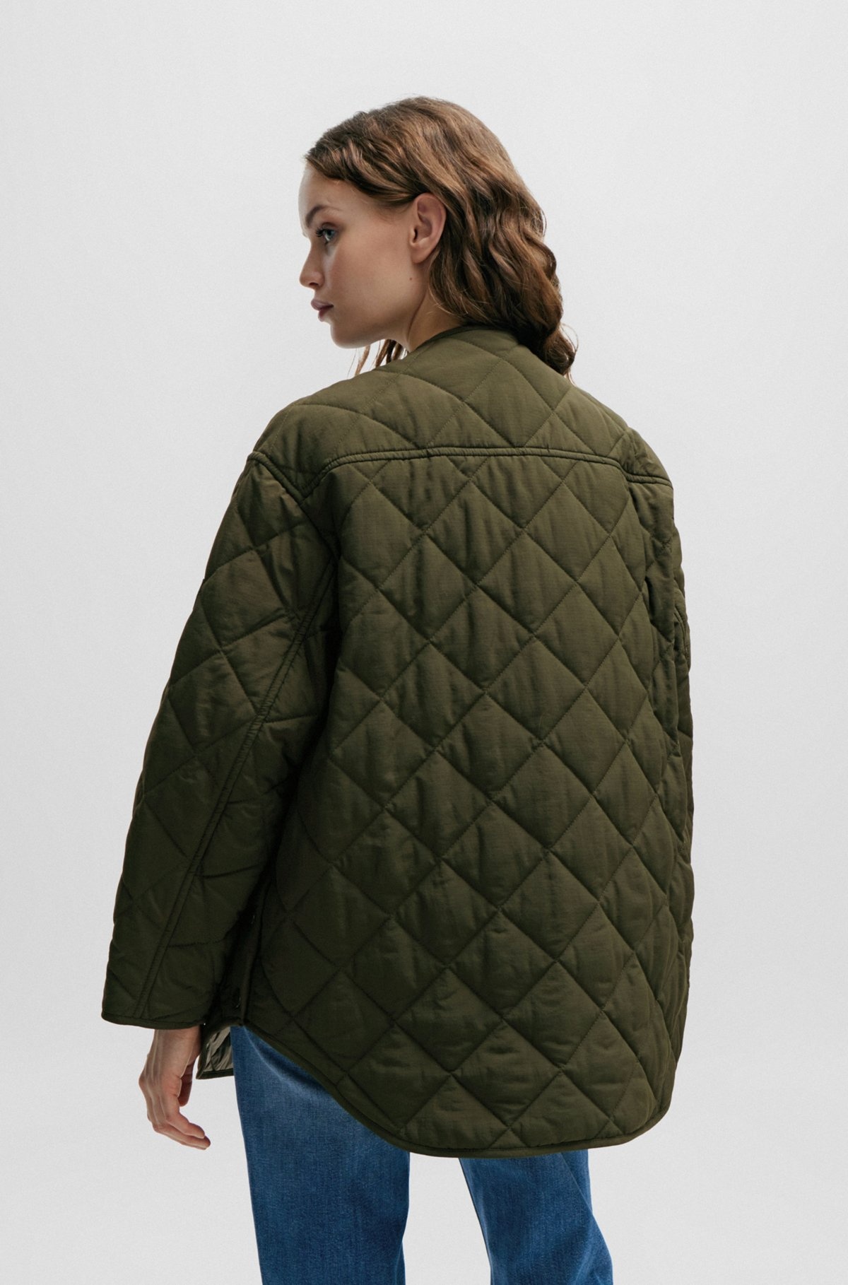 RELAXED-FIT WATER-REPELLENT QUILTED JACKET - 4