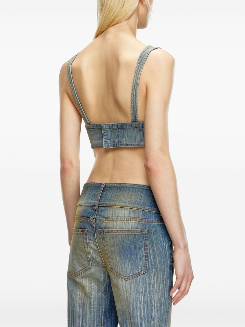 De-Elly-S denim crop top - 4