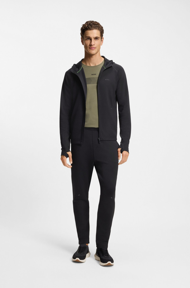 BOSS ACTIVE TRACKSUIT BOTTOMS IN STRETCH FABRIC WITH MOISTURE MANAGEMENT outlook