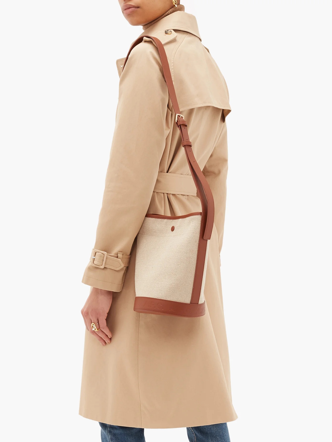 Greta cotton-twill trench coat - 6