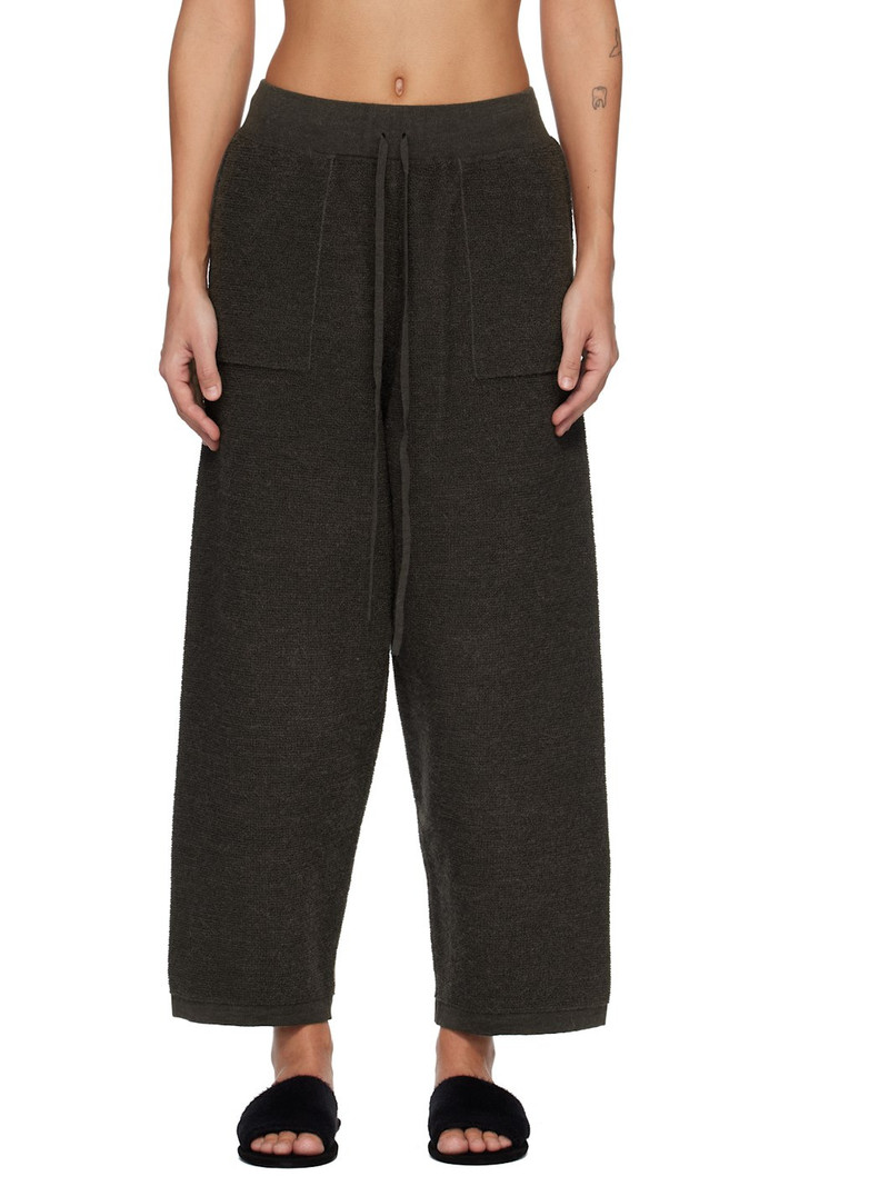Gray Fine Terry Lounge Pants 1