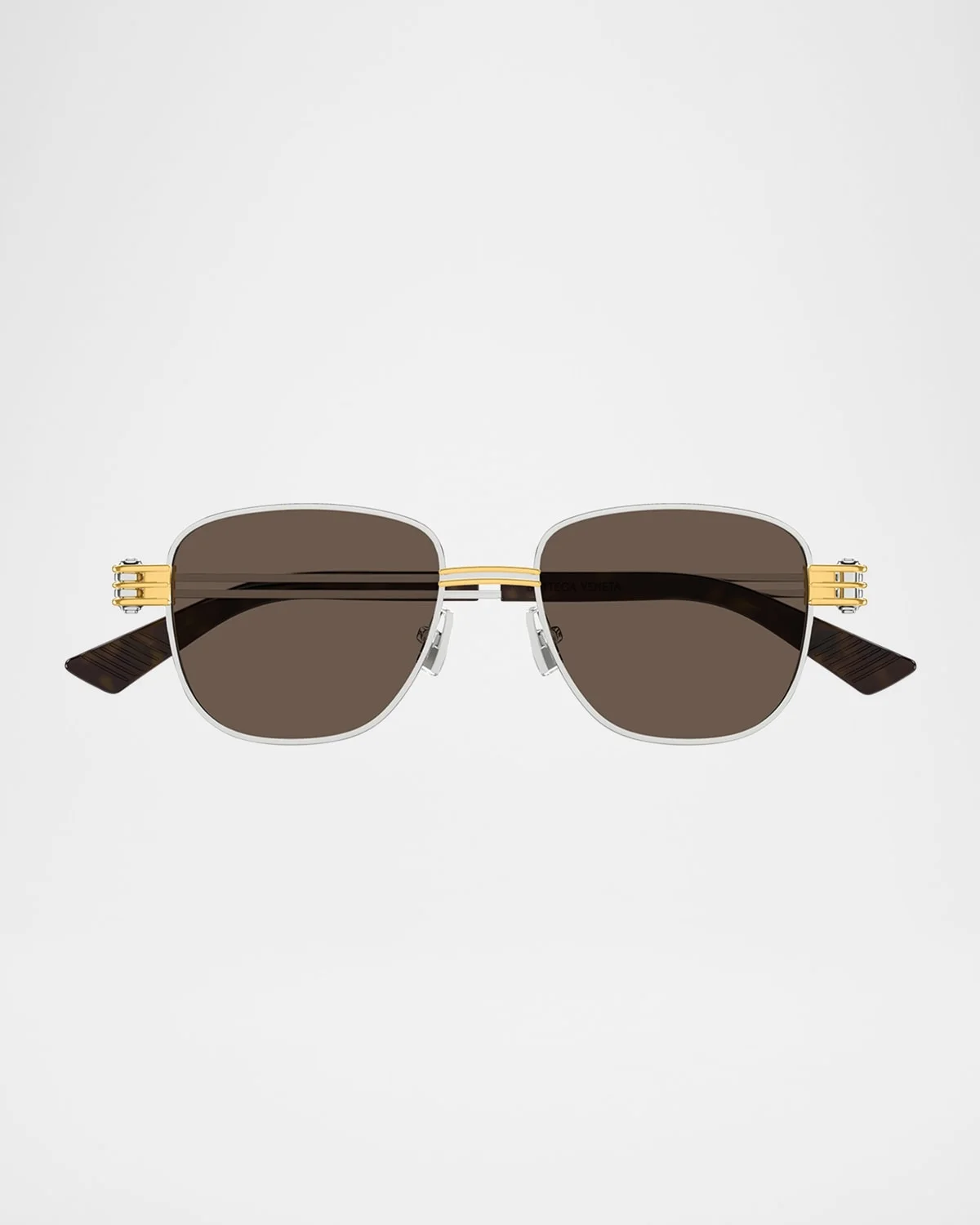 Rectangle Metal Sunglasses - 1