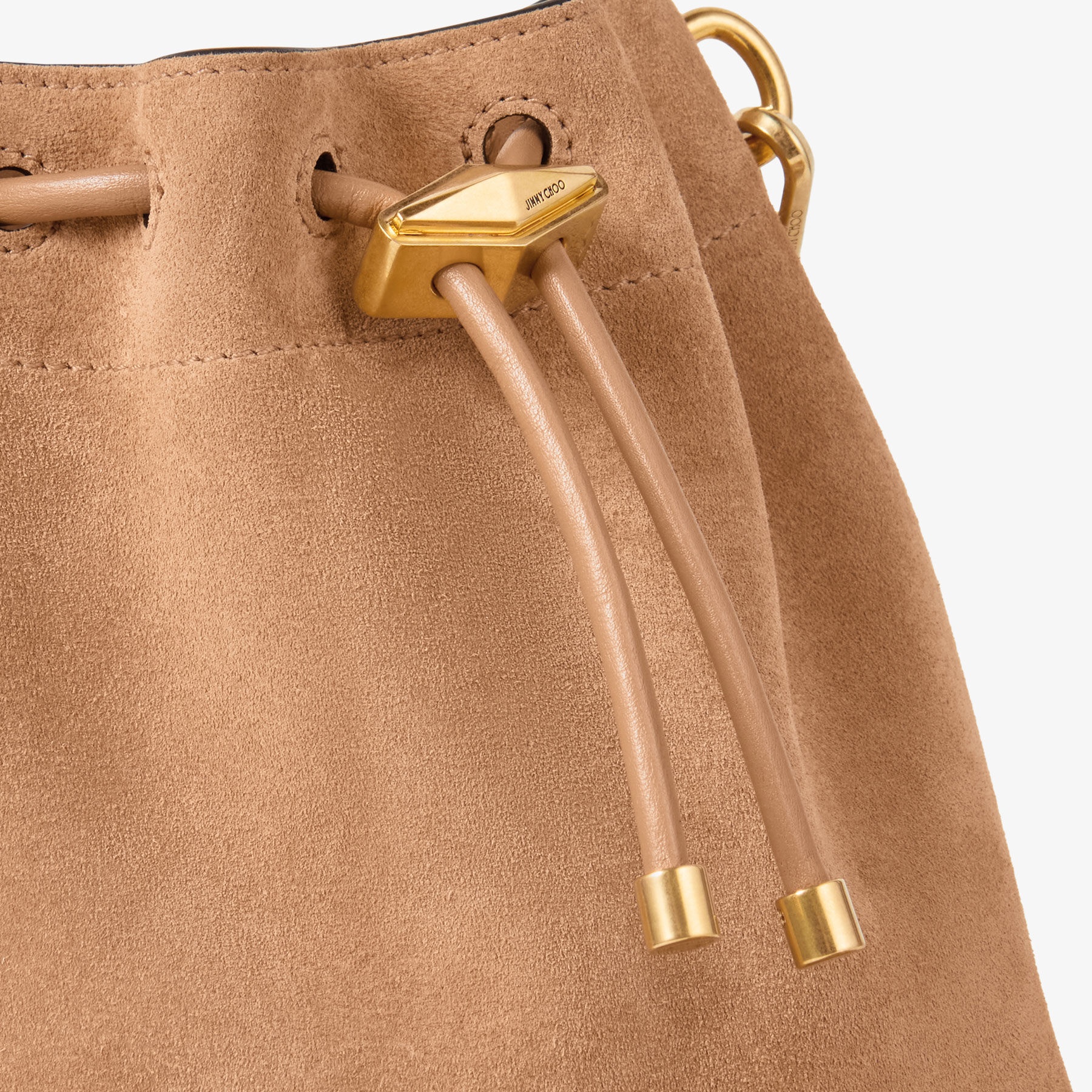 Cinch Mini
Toffee Suede Mini Bag with Suede Fringe Tassels - 4