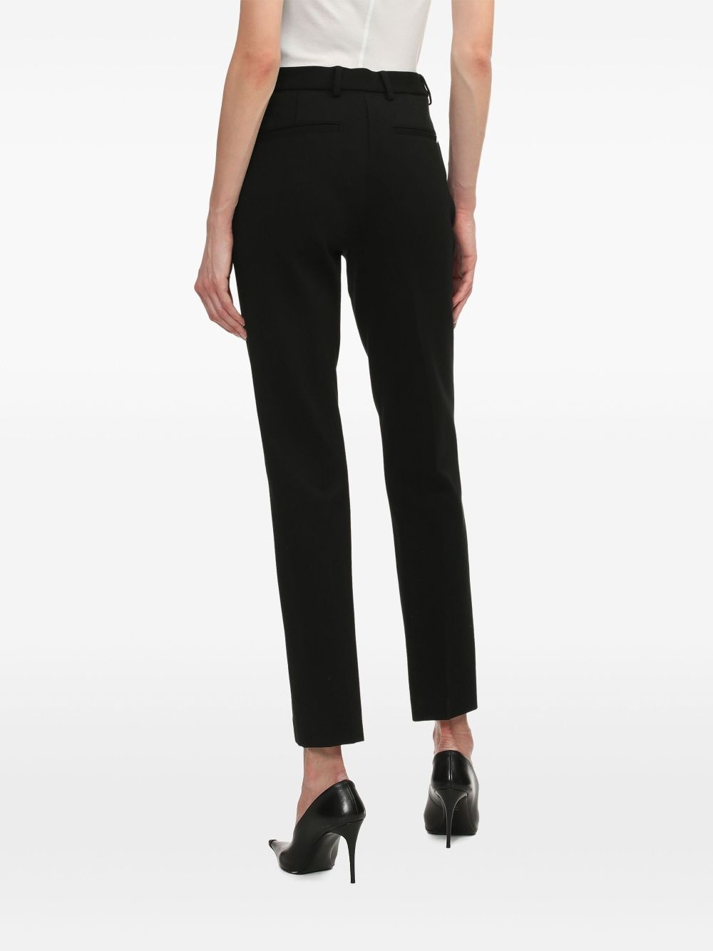 exposed-zip trousers - 4