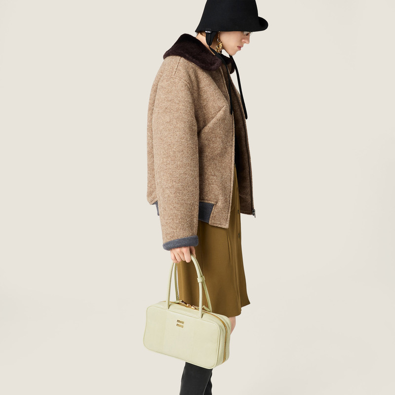 Miu Miu Beau Ayers leather bag outlook