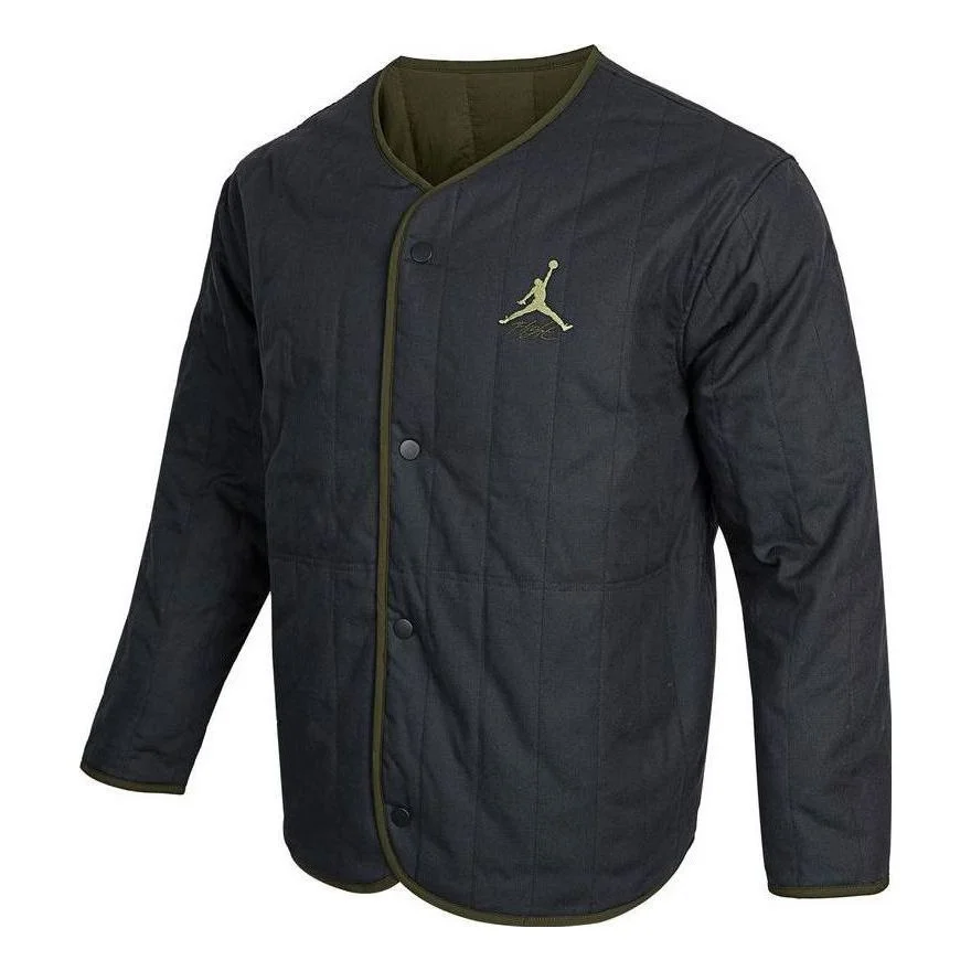 Air Jordan Flight Heritage Reversible Jacket 'Navy Green' DX4350-045 - 1