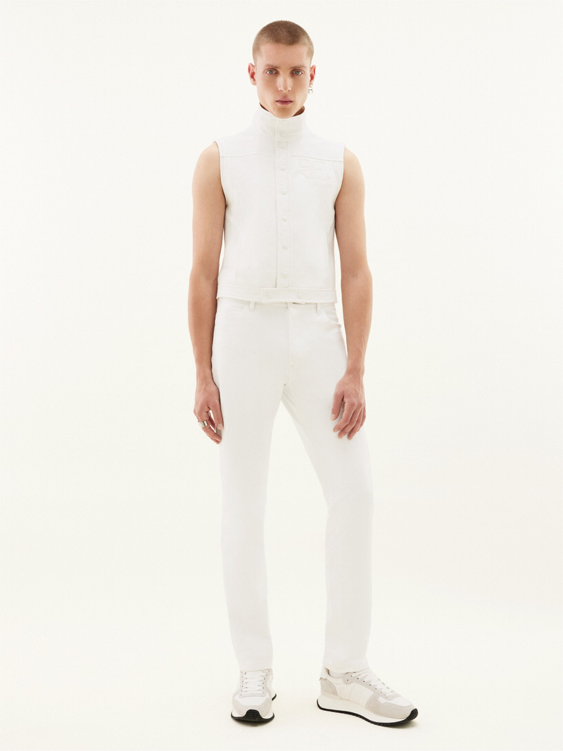 courrèges VINYL SLEEVELESS JACKET outlook