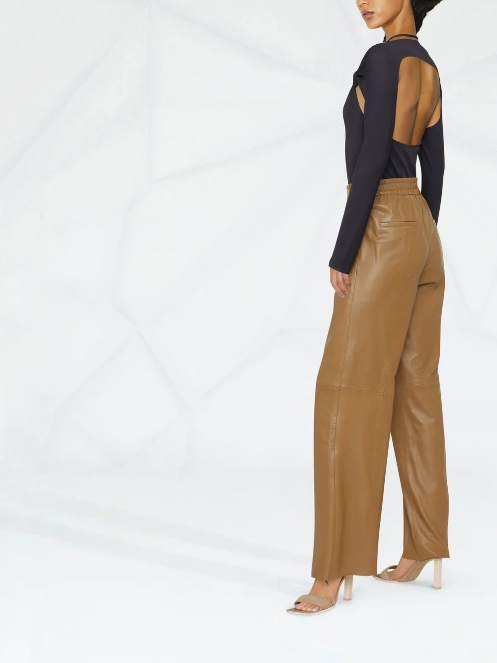 knotted cut-out bodysuit - 3