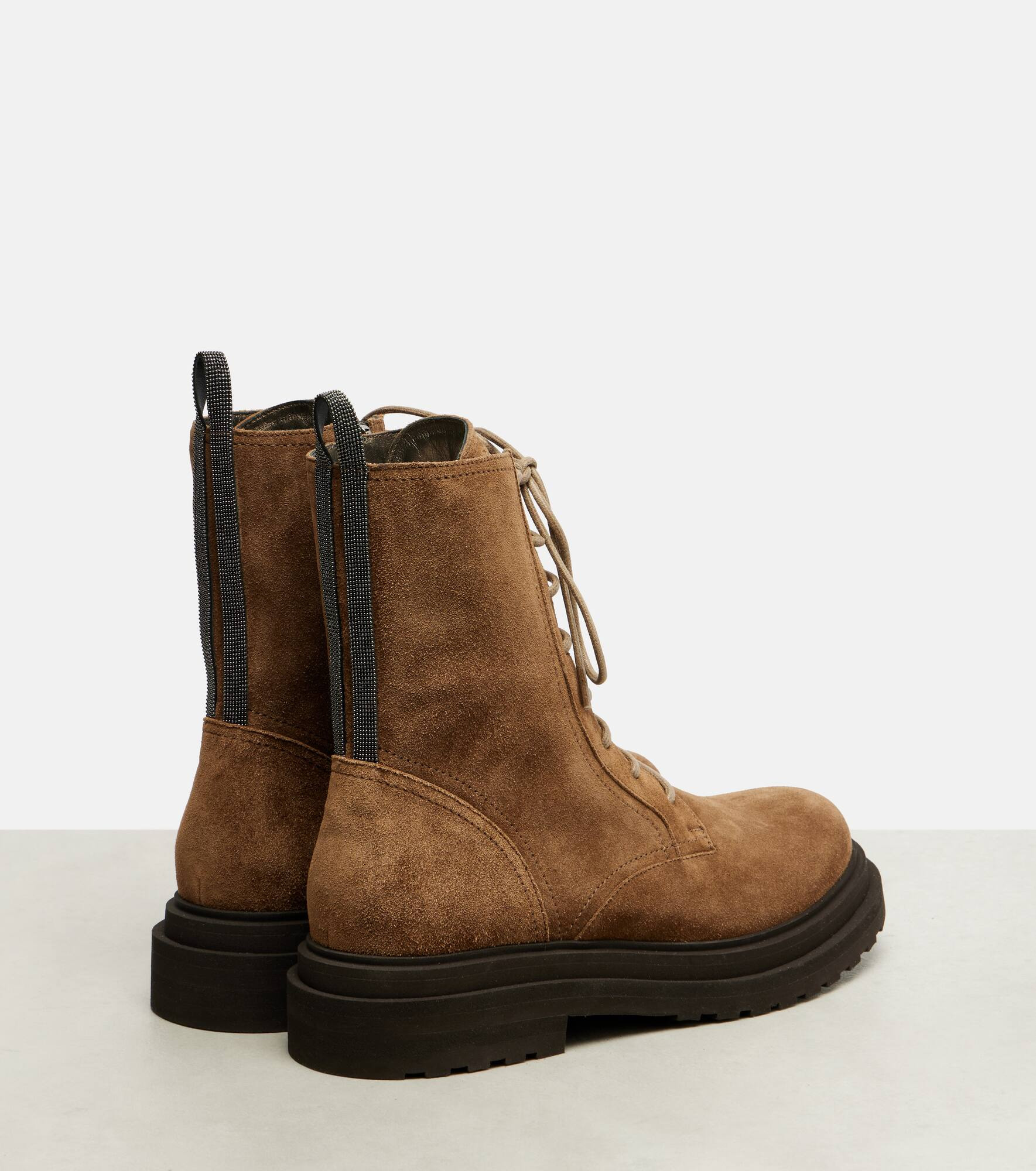 Suede combat boots - 2