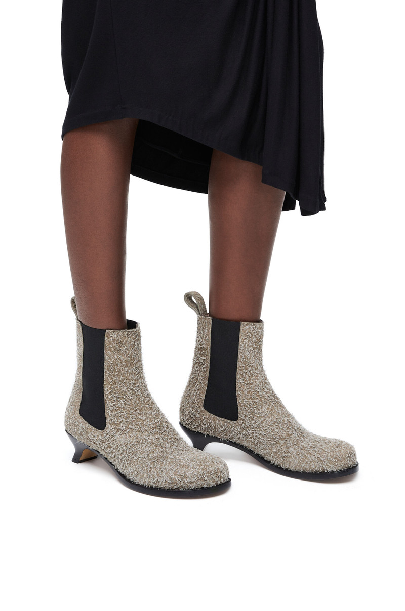 Loewe Campo Chelsea bootie in brushed suede outlook