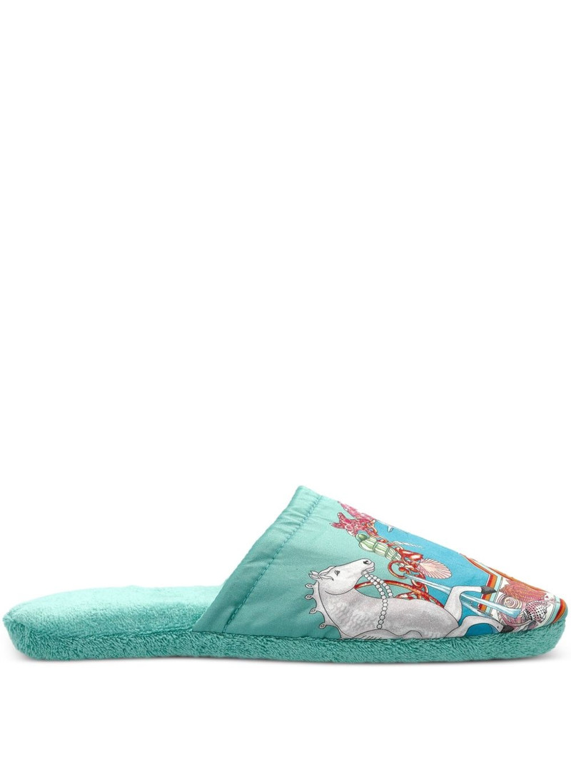 printed slip-on slippers 1