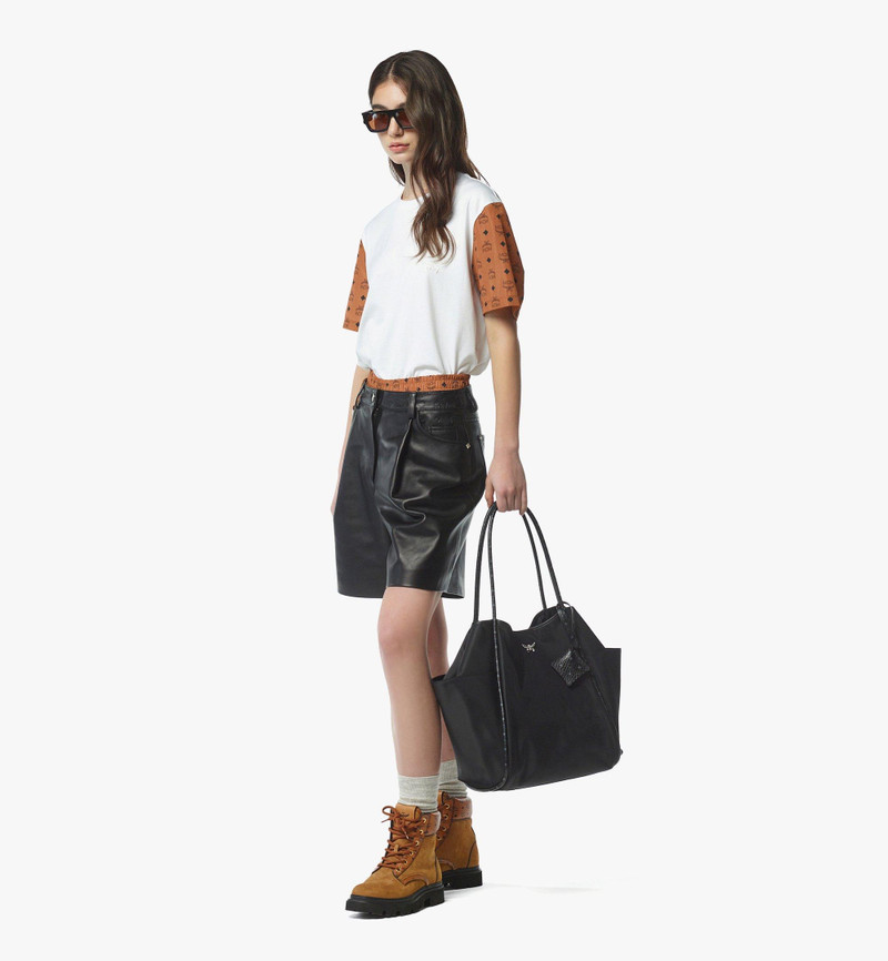 MCM Aren Shopper in ECONYL® and Leather outlook