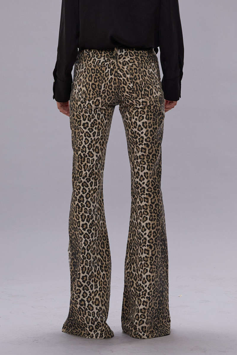 OVERFLOW JANE FLARE - ECRU LEOPARD 3