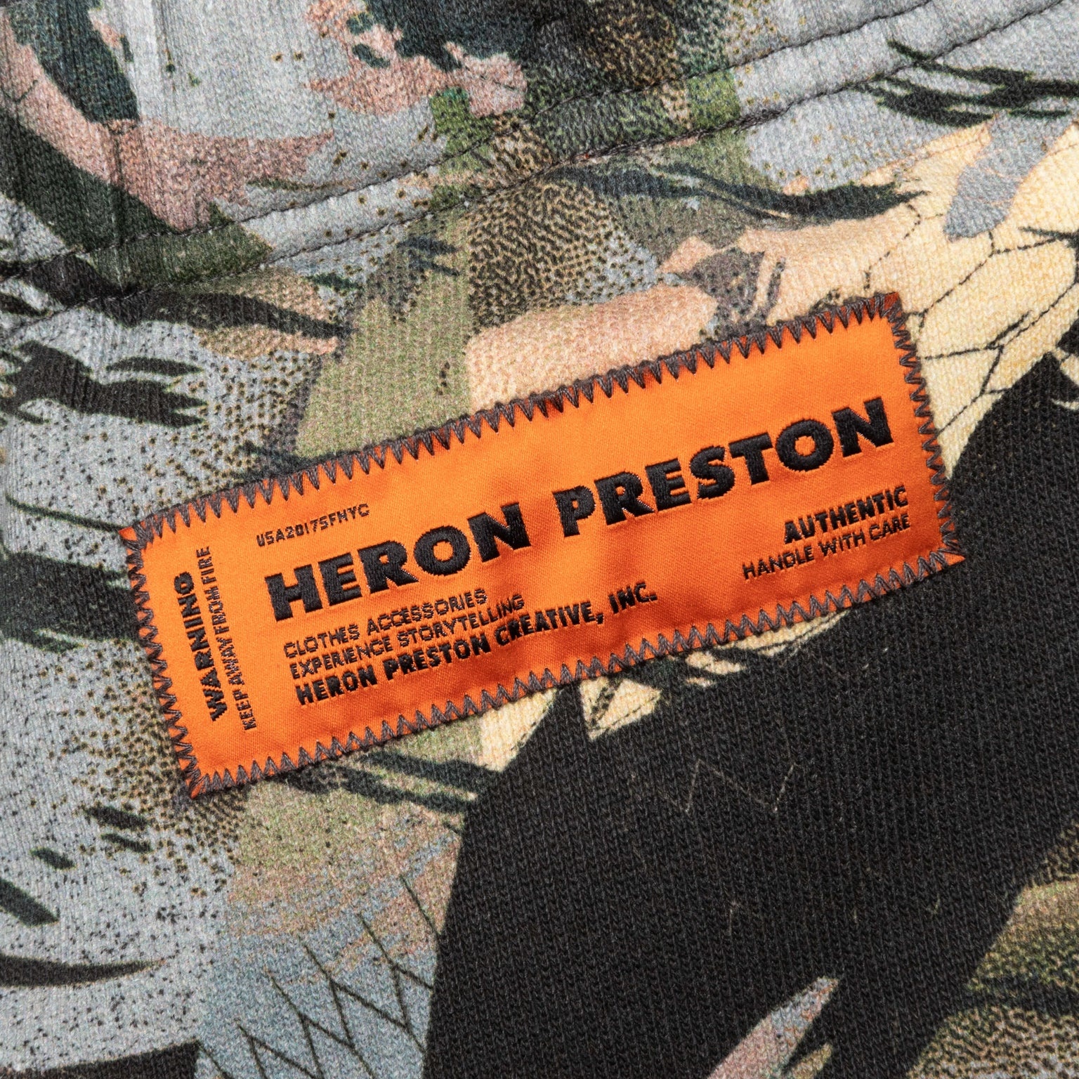HERON PRESTON PLAIN SWEATPANTS CAMO CTNMB - CAMOUFLAGE GREEN - 3