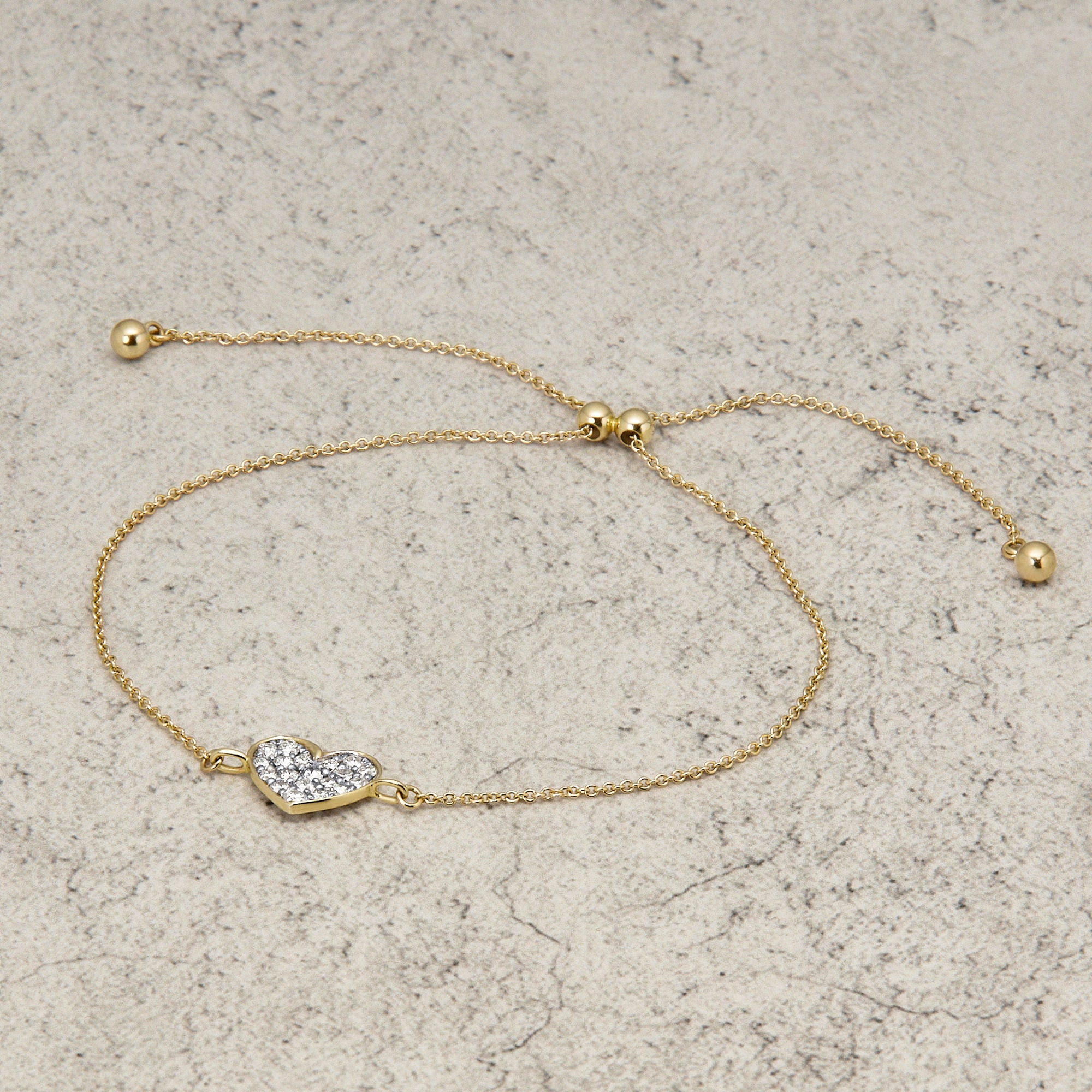All My Love Sparkle Heart Diamond Bracelet - 4