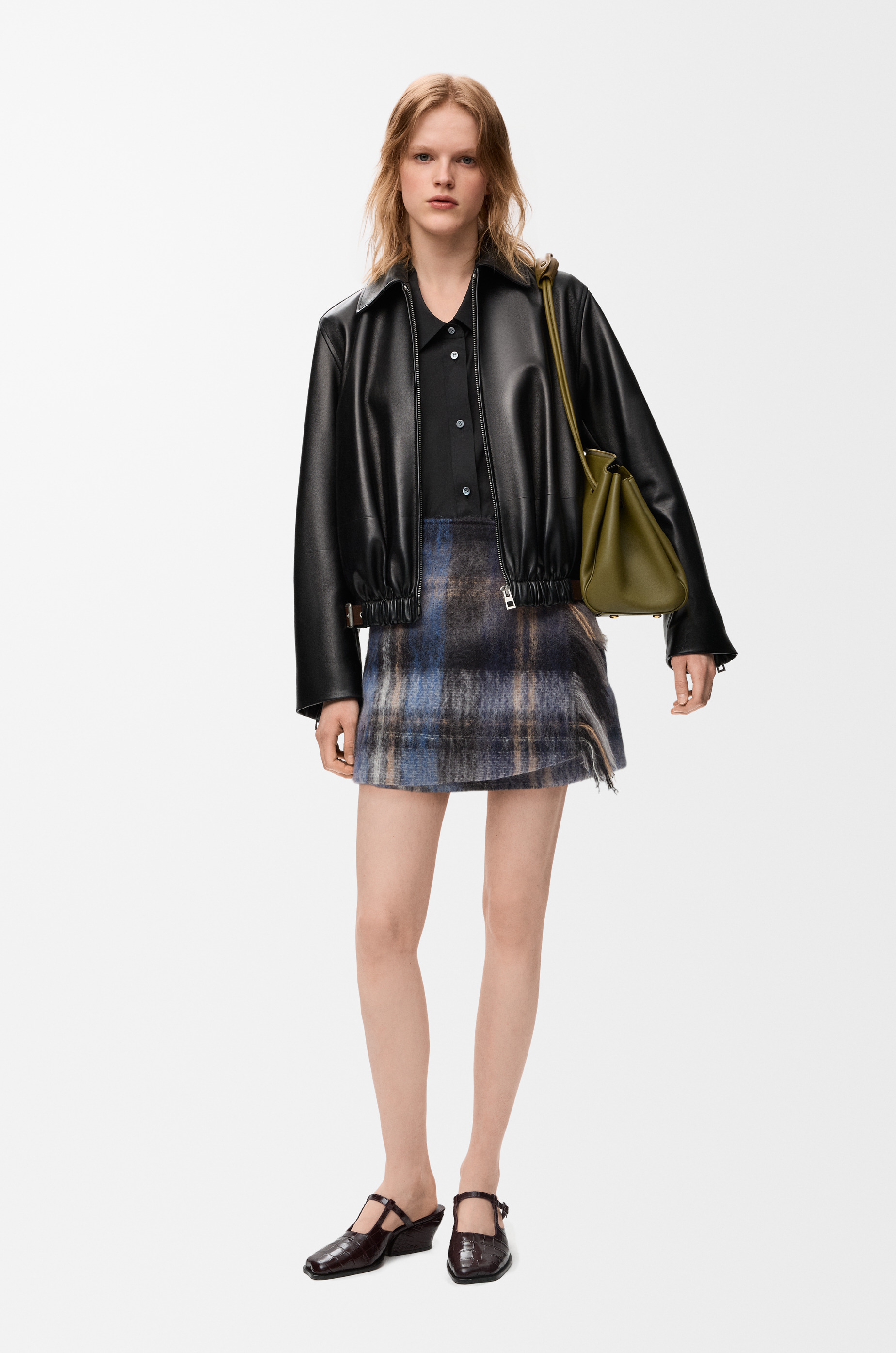 Skirt in mohair and wool blend - 2
