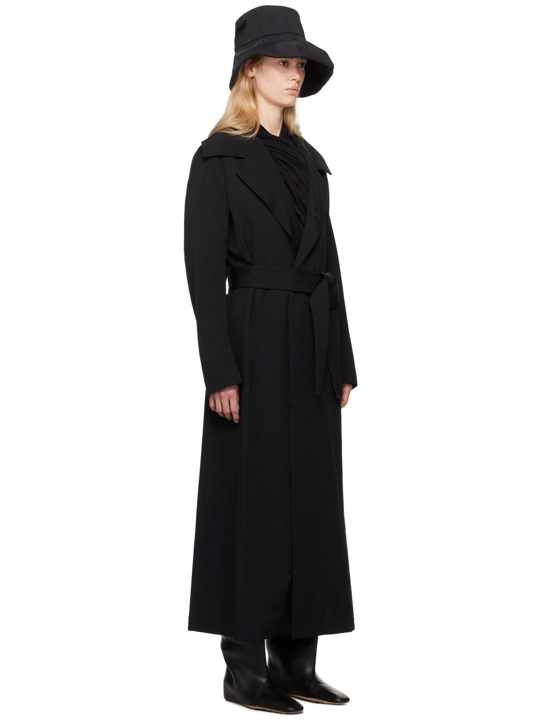 Black R-Basic Coat - 2