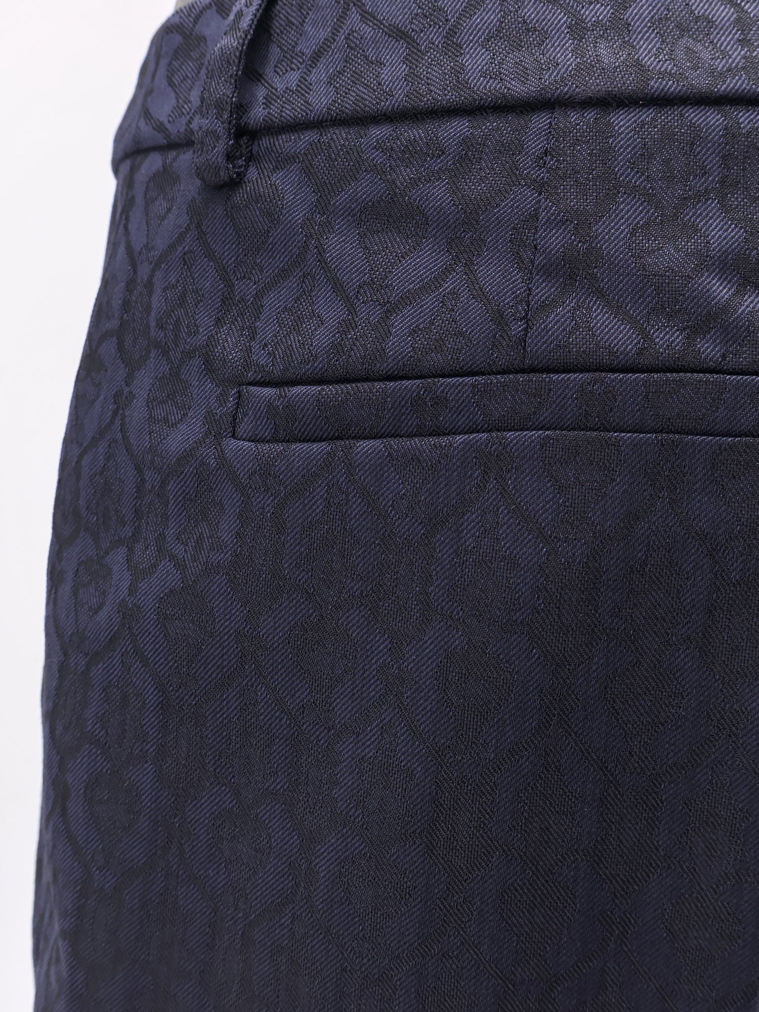Etro Wool Trousers With Iconic Motif - 3
