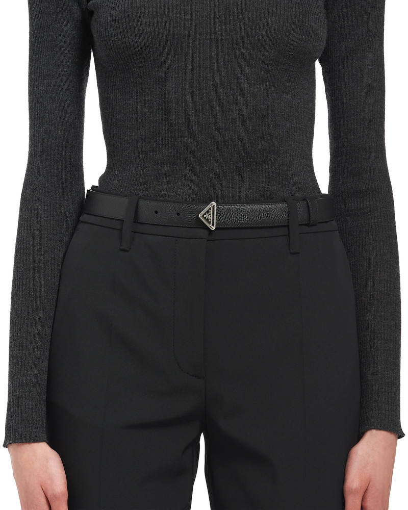 Prada Saffiano leather belt outlook