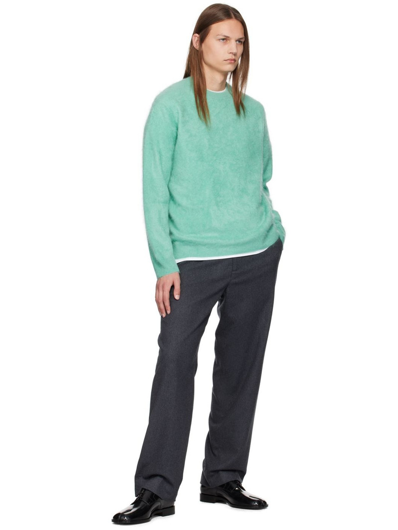 SOLID HOMME Green Crewneck Sweater outlook