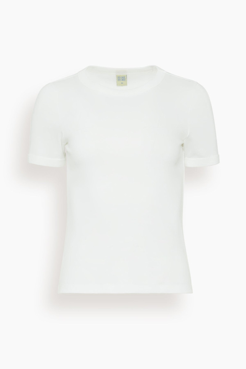 Car Tee in White 1