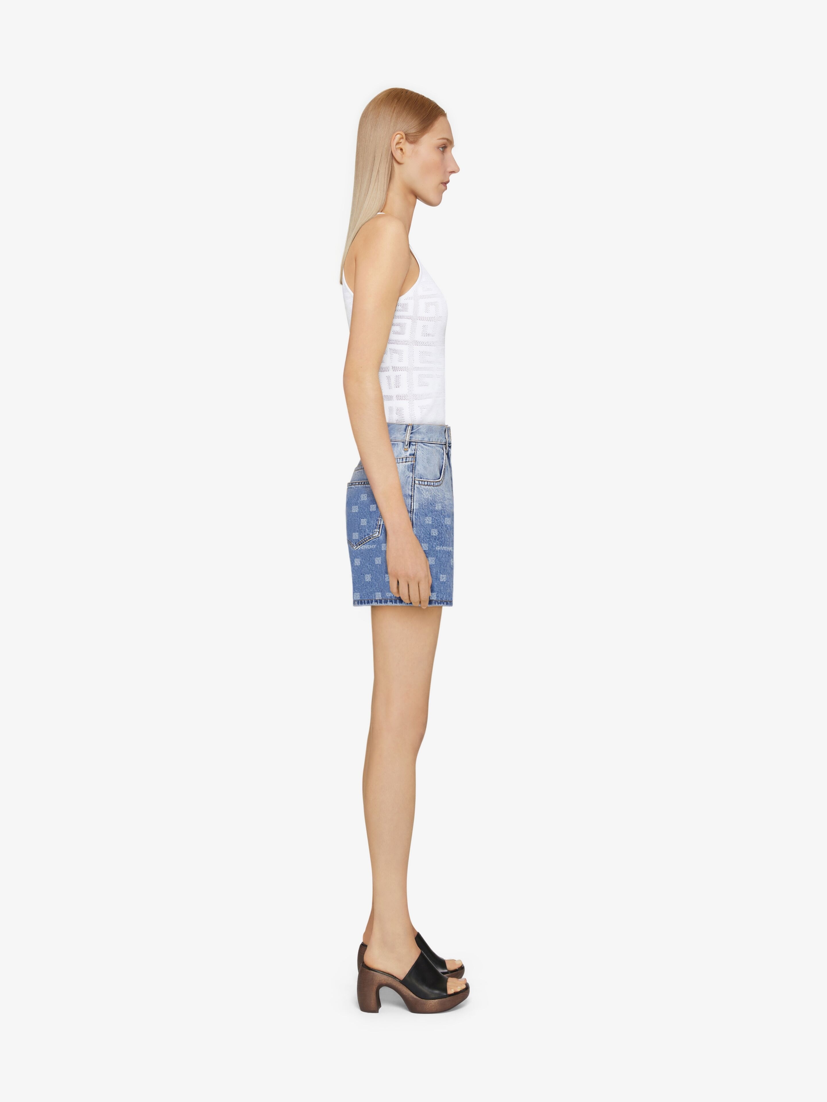 SKIRT IN GIVENCHY 4G DENIM - 3