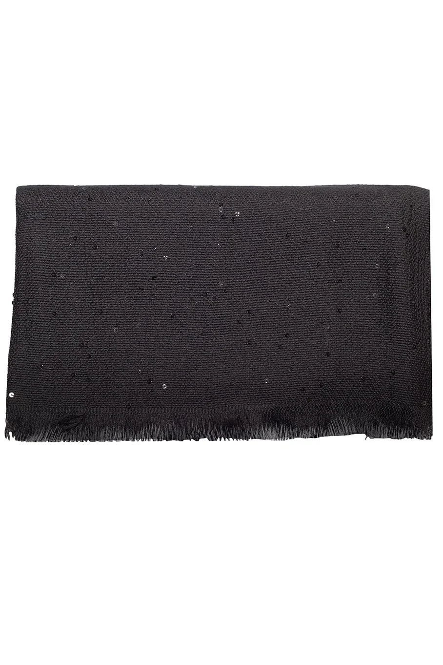 Paillette Scarf - Nero - 1