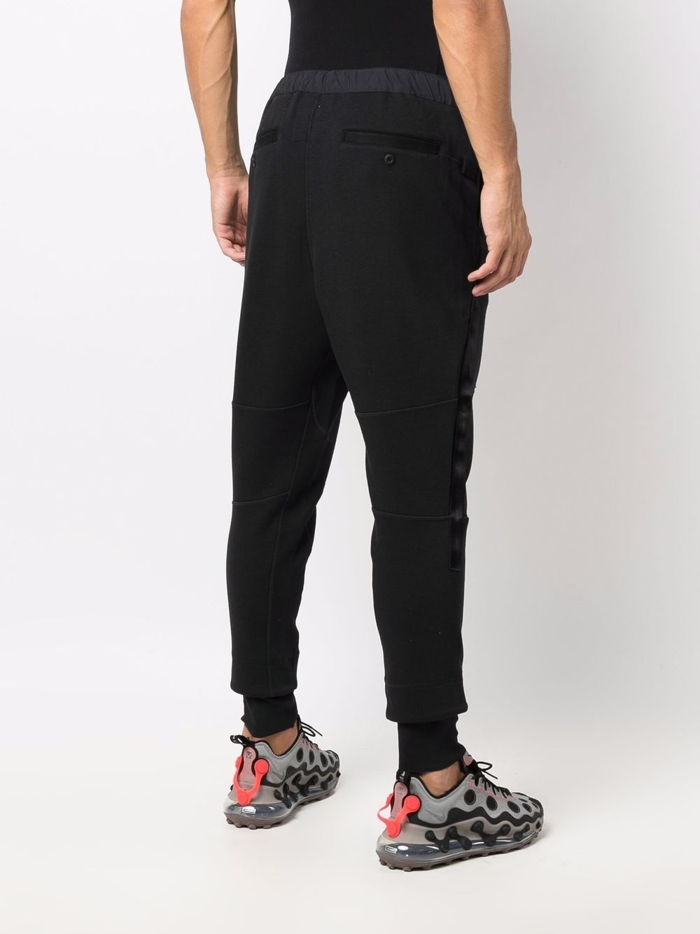 Swoosh-print slim-fit track pants - 4