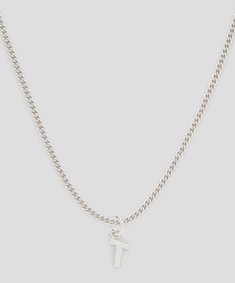 MSGM Brass letter T charm outlook