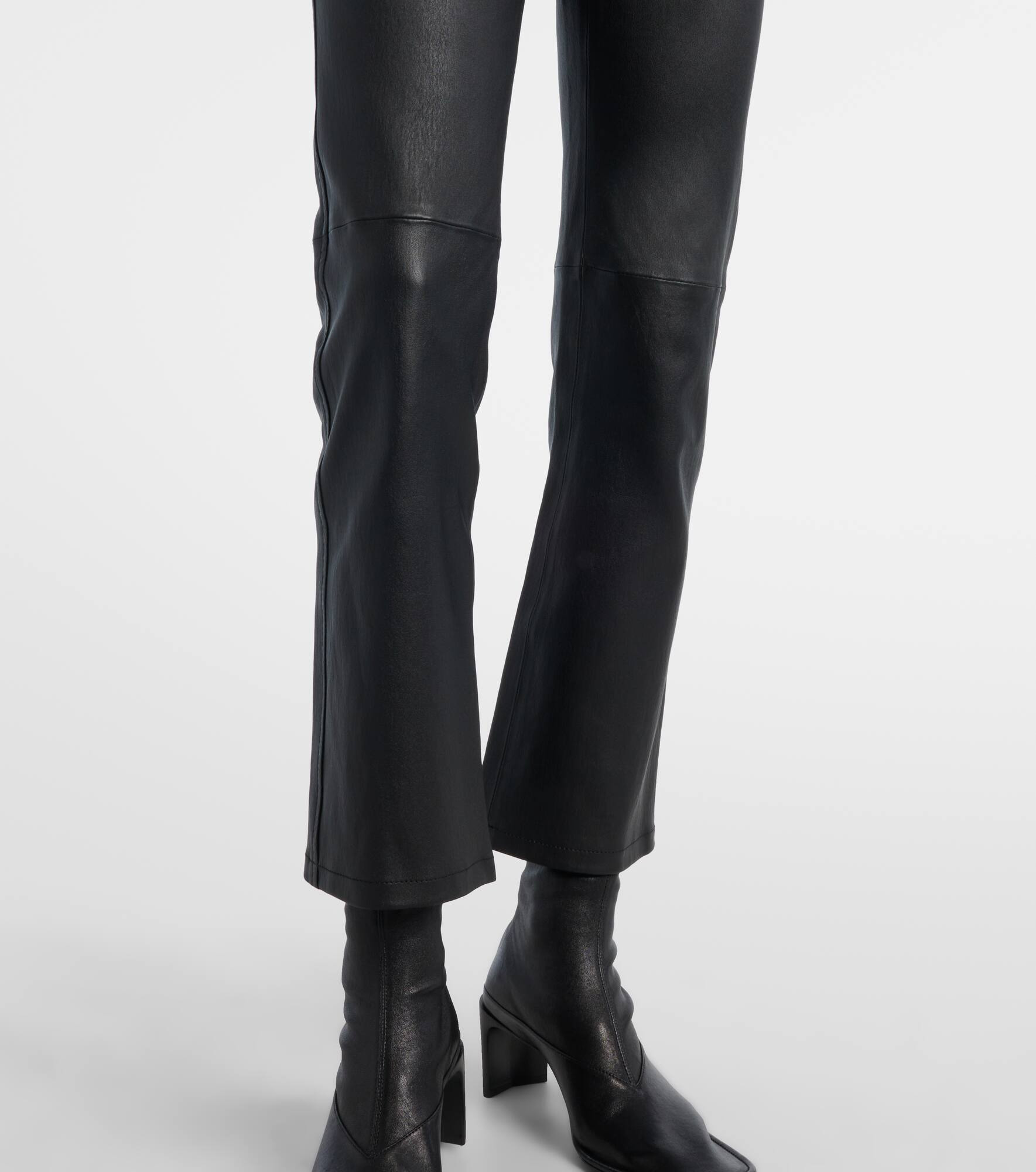 Duke leather slim pants - 5