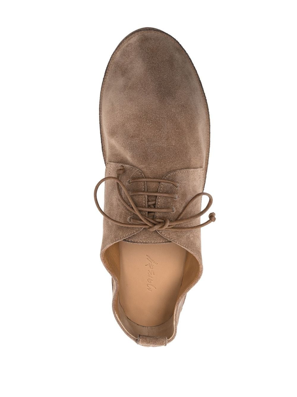 suede-leather derby shoes - 4