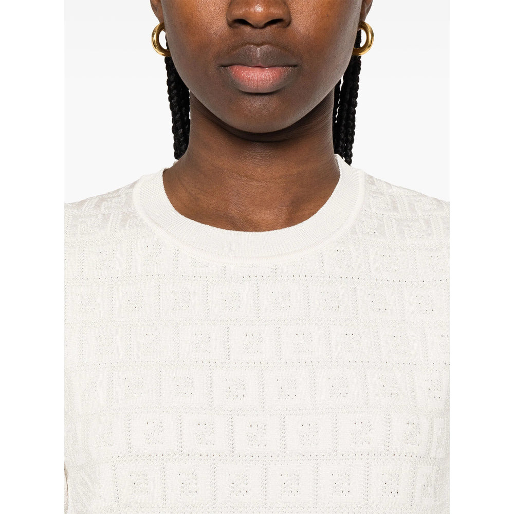 Fendi White Tops - T-Shirts & Jerseys Women - 3