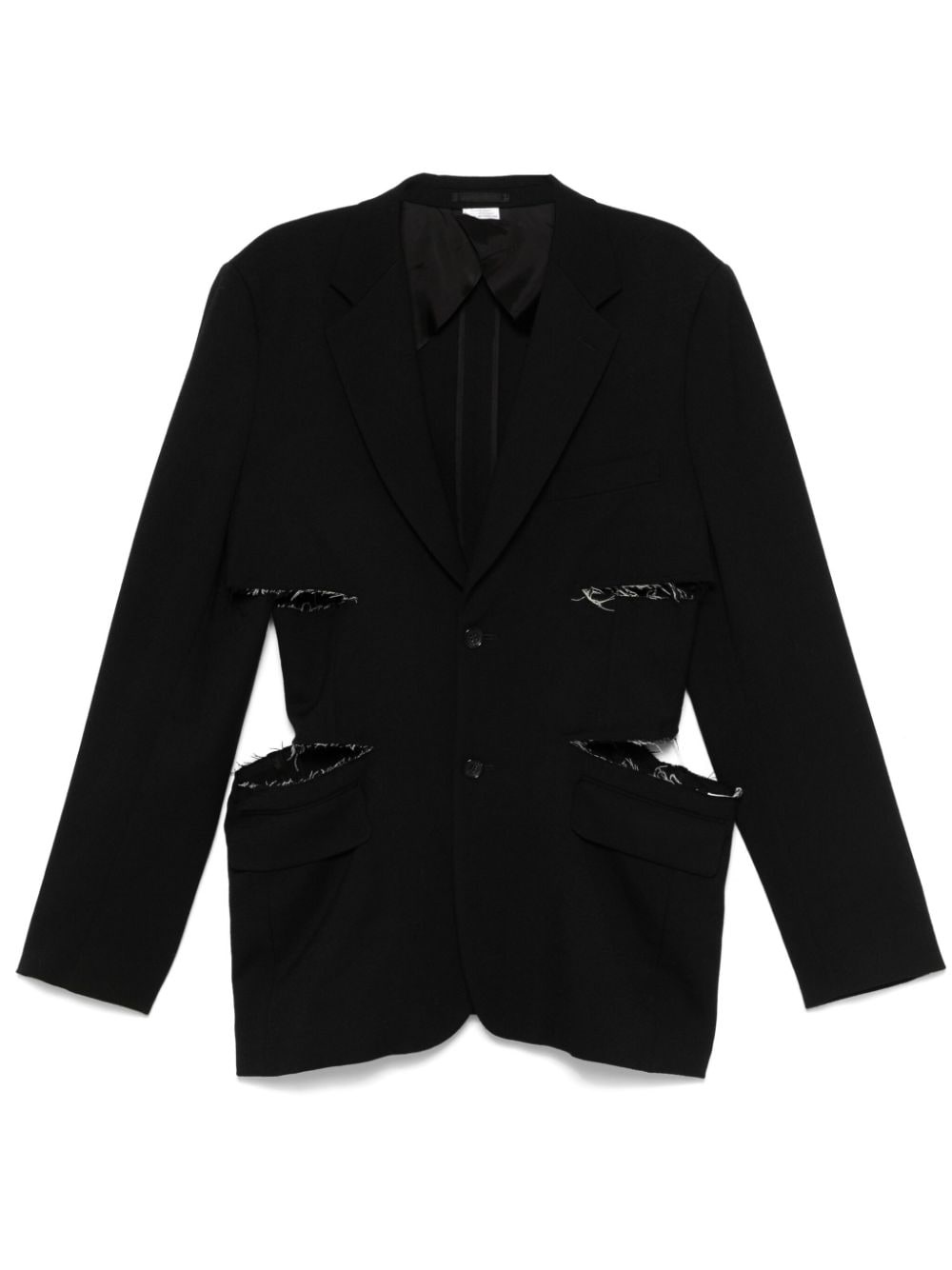 cut out-detailed blazer - 1