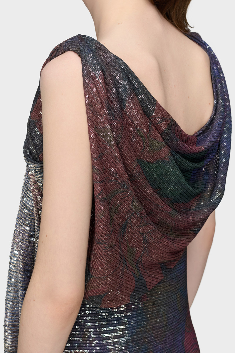 Sequined Maxi Dress 5