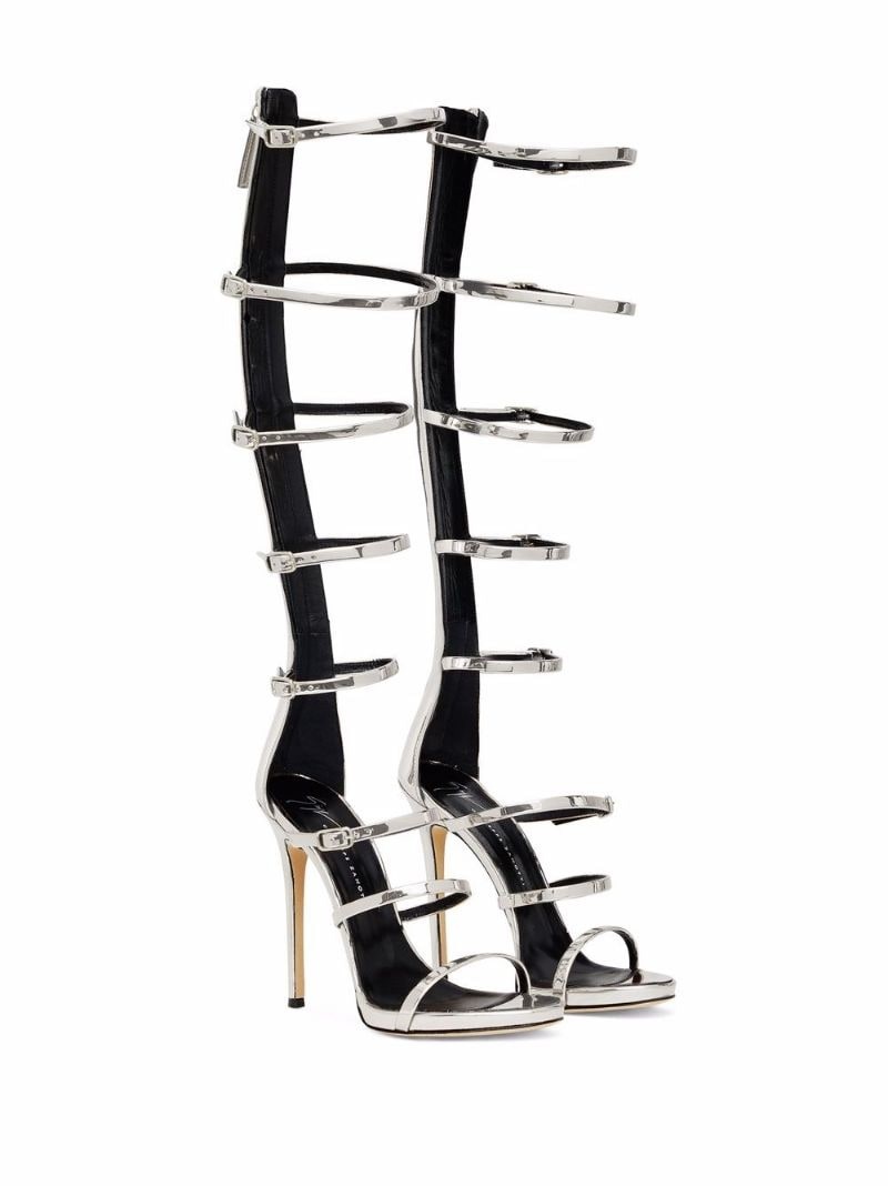 Super Harmony 120mm caged sandals - 2
