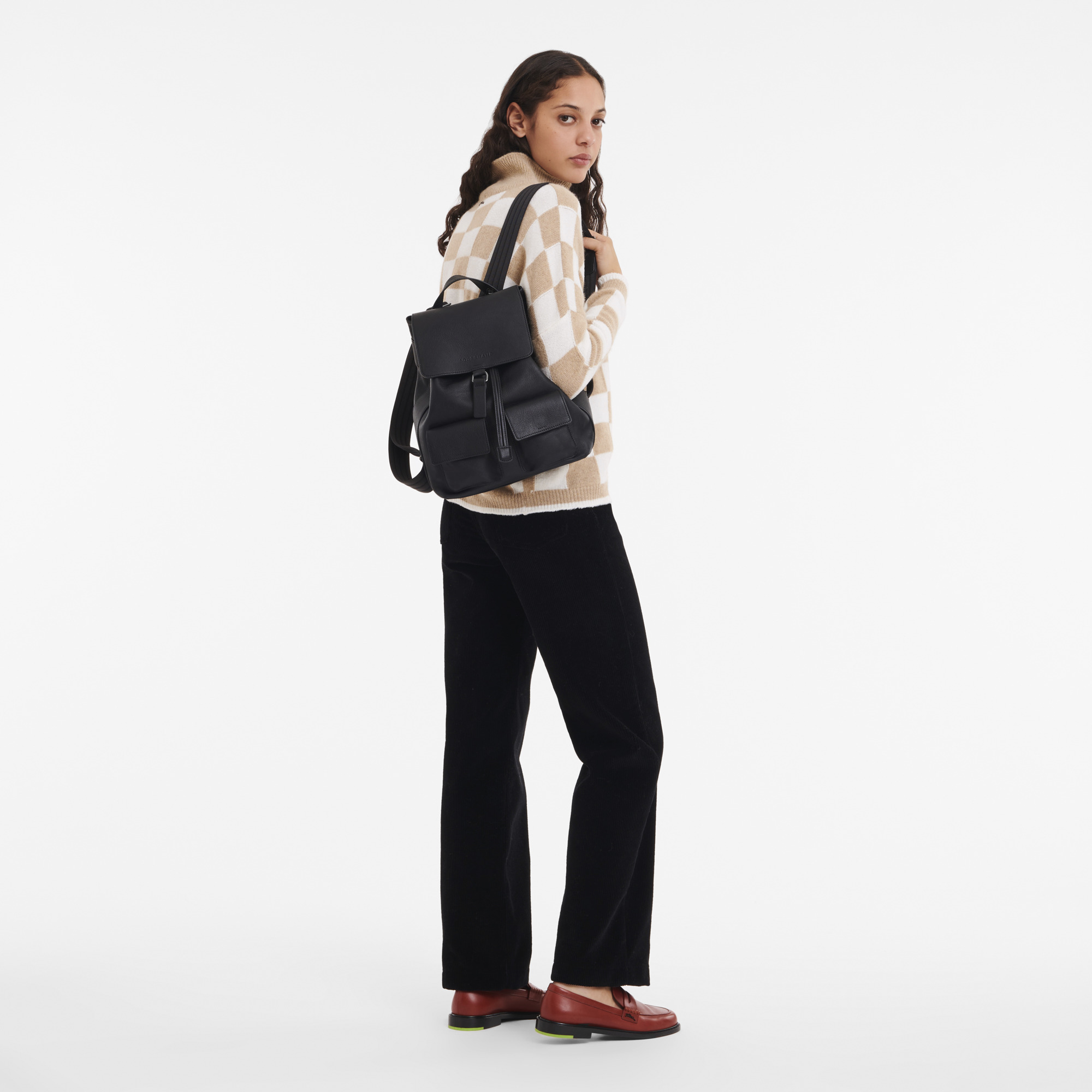Longchamp 3D S Backpack Black - Leather - 2