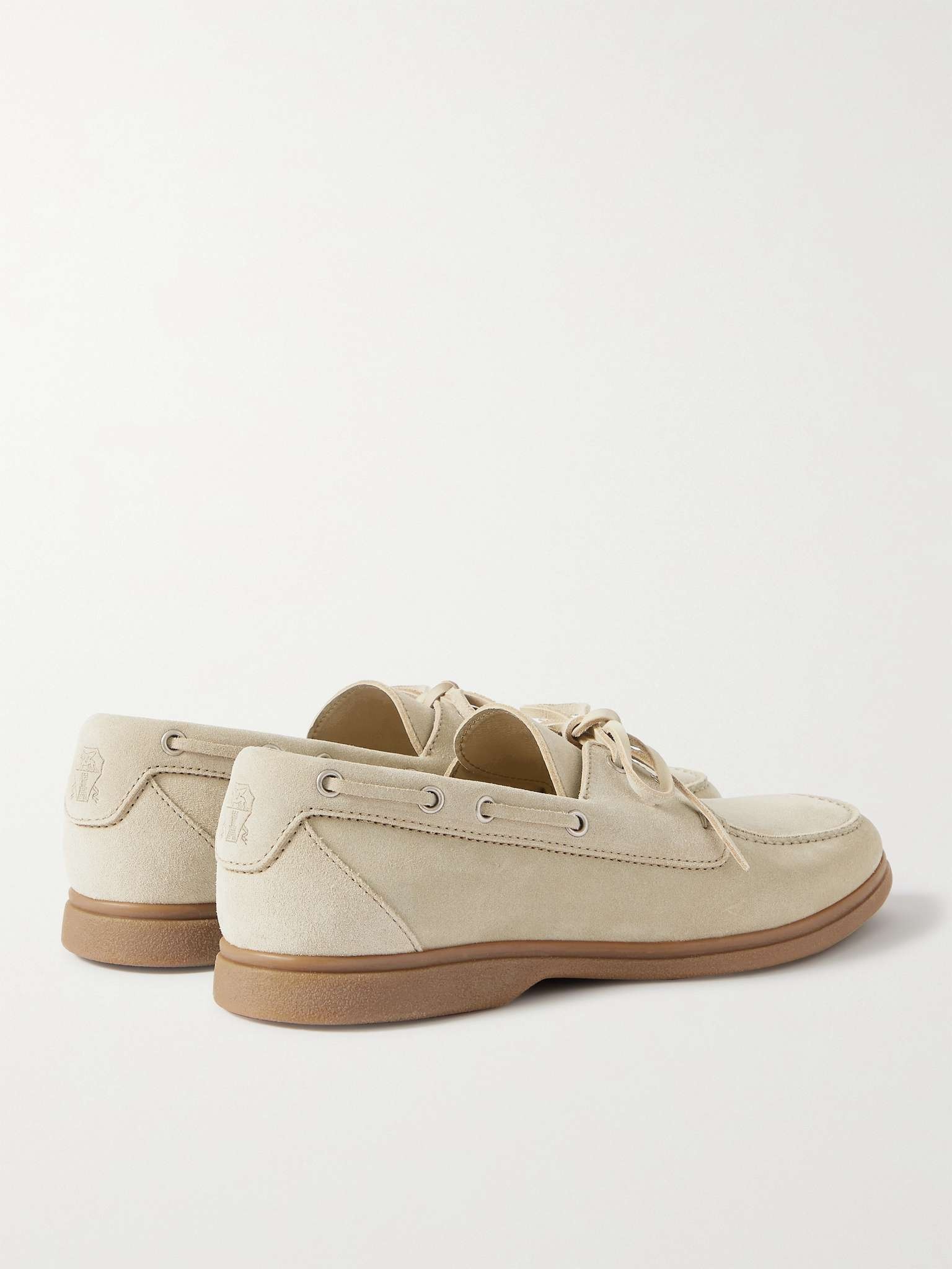 Suede Boat Shoes - 4