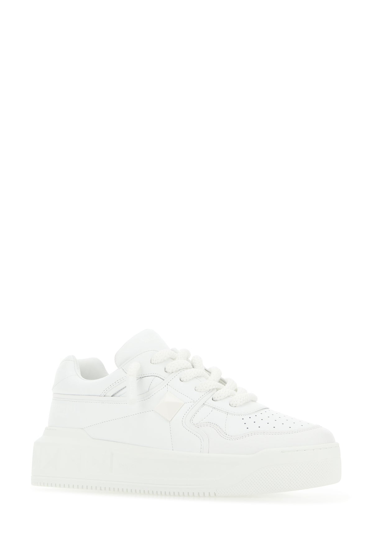 White nappa leather One Stud XL sneakers - 2