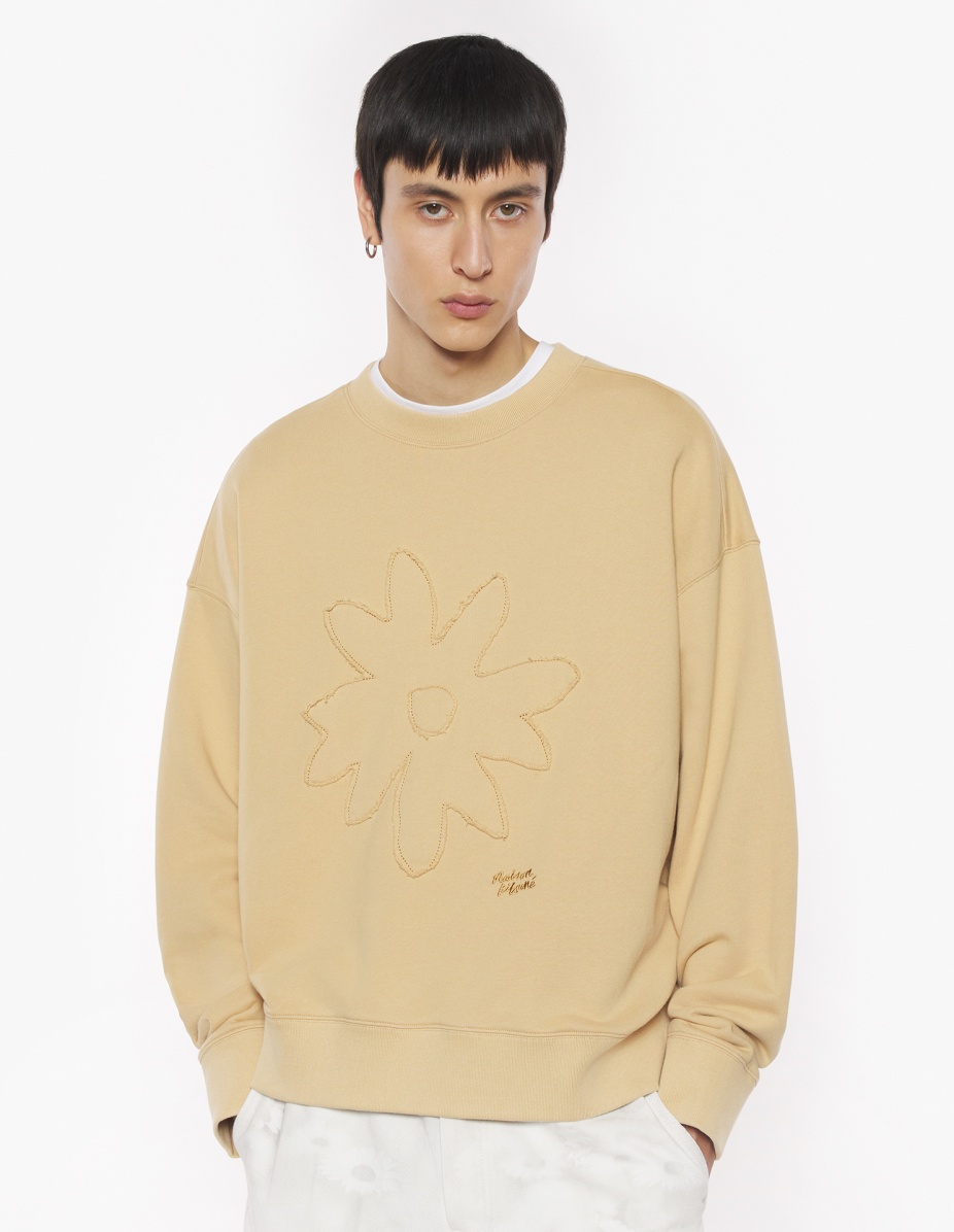 CRAFTED DAISY OVERSIZE SWEATSHIRT - 3