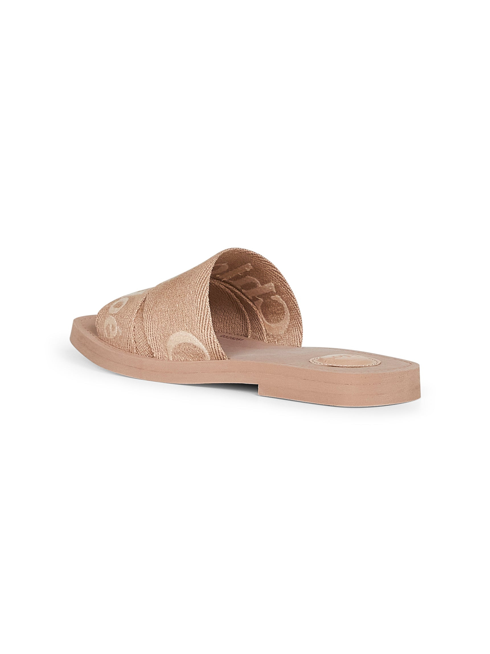 Chloé Women Beige Woody Flat Sandals - 3