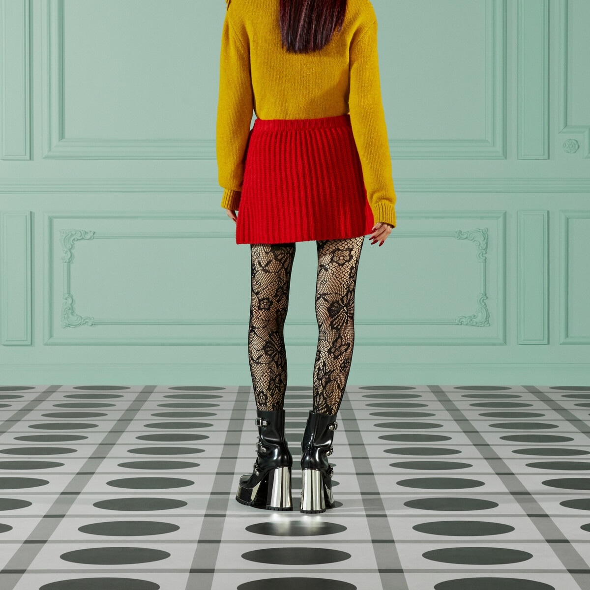 Chunky wool skirt - 6