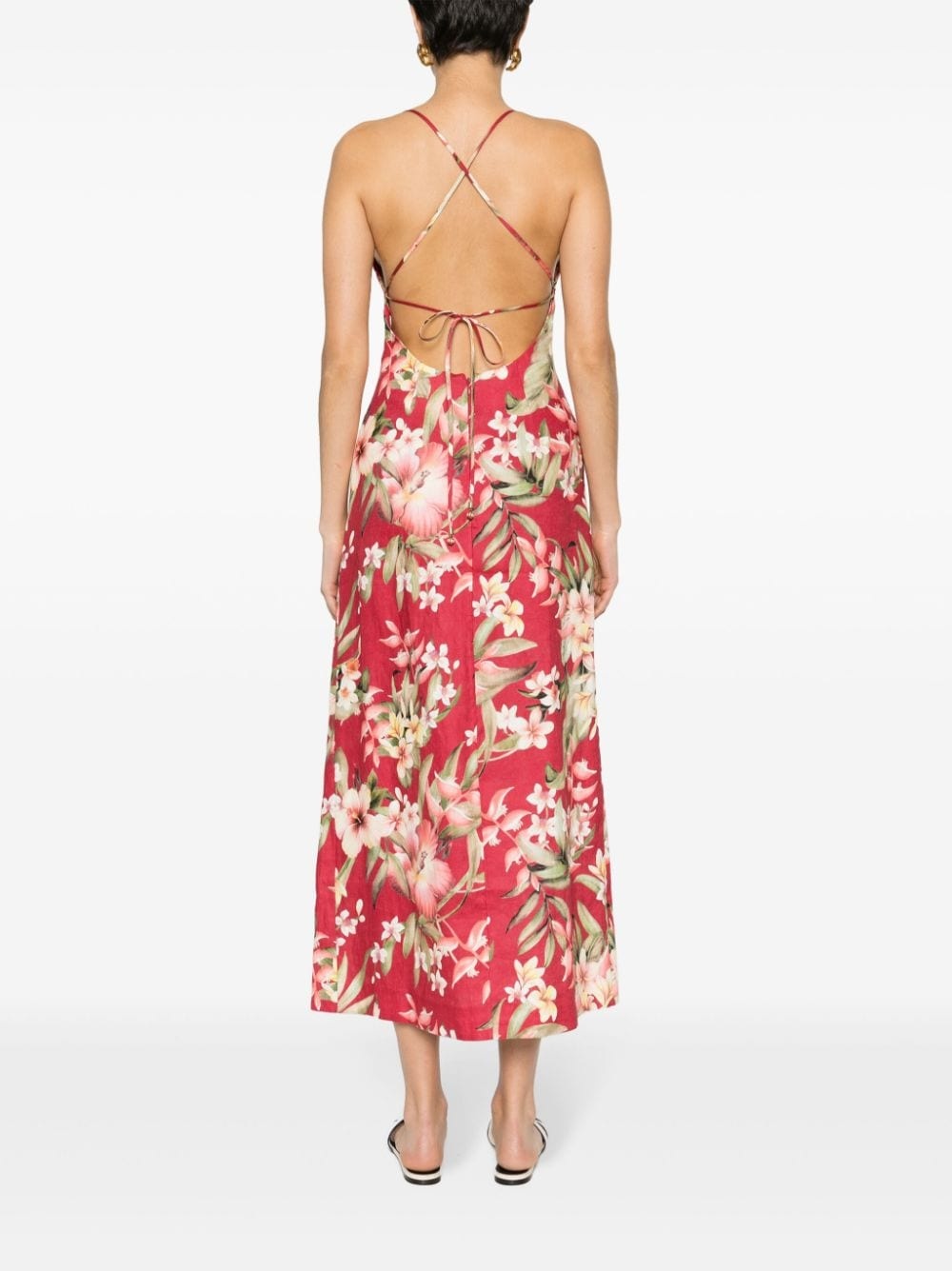 Lexi floral-print slip dress - 4
